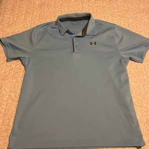 Mens Blue Under Armour polo